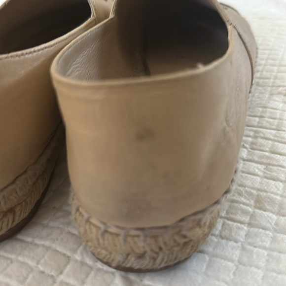 Chanel Leather Espadrilles, beige/ black size 38 - Picture 6 of 7